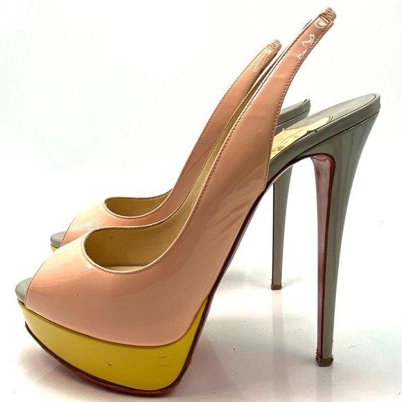 🌷❤️‍🔥SPRING SALE 🔥 FINAL PRICE🌷💥Christian Louboutin Lady Peep Heels 39.5